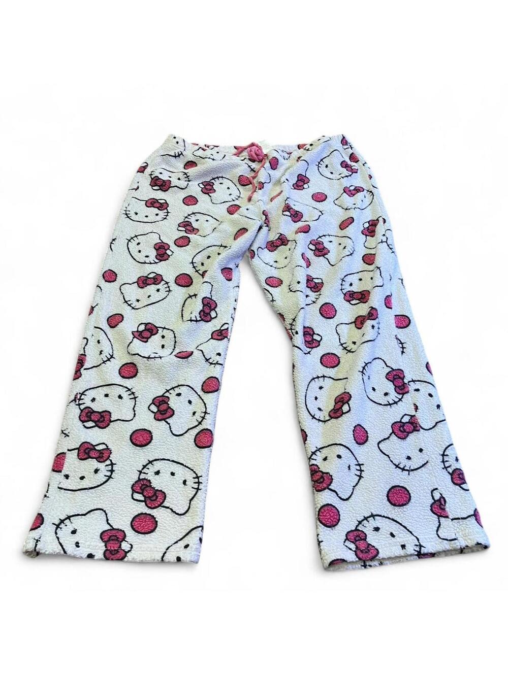 hello kitty fuzzy pjs